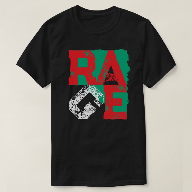 RAGE IN ITALY T-Shirt (Design Front)