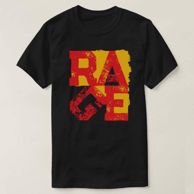 RAGE IN SPAIN T-Shirt (Design Front)