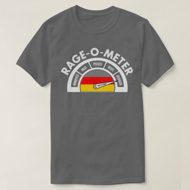 Rage O Meter German Driver 2 T-Shirt (Design Front)