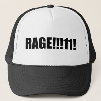 RAGE !!!!! TRUCKER HAT