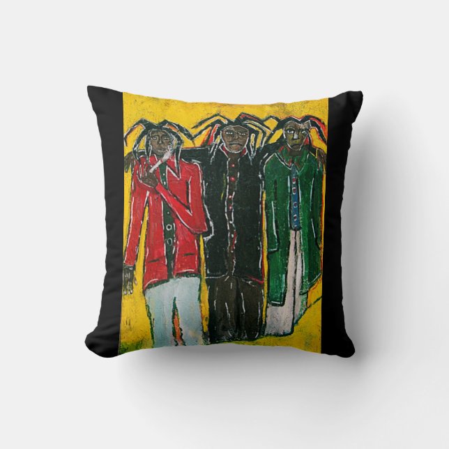 RAGGAMUFFIN RUDEBOYS CUSHION (Front)