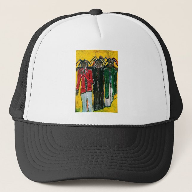 RAGGAMUFFIN RUDEBOYS TRUCKER HAT (Front)