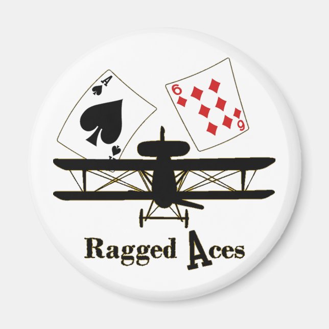 Ragged Aces Ace Magnet (Front)