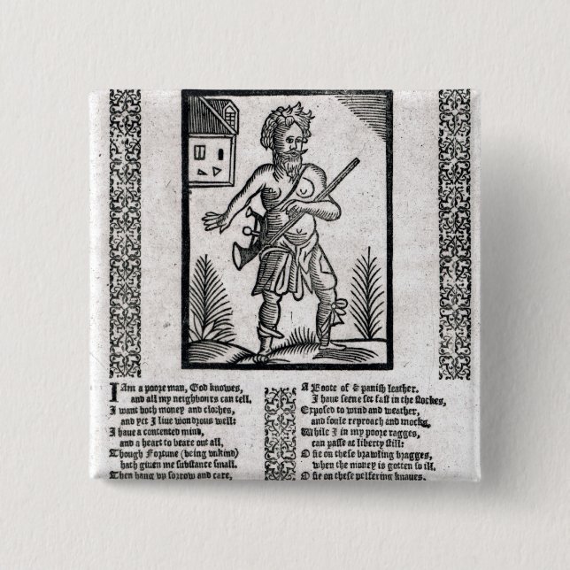 Ragged,or the Poor Man's Resolution 15 Cm Square Badge (Front)