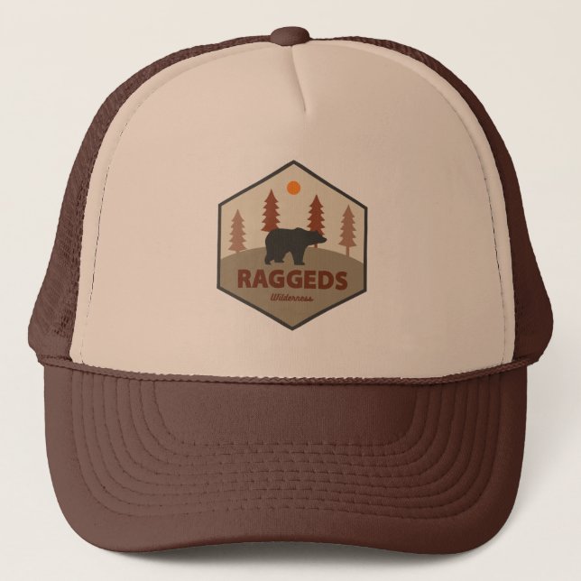 Raggeds Wilderness Colorado Bear Trucker Hat (Front)