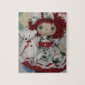 Raggedy Ann Doll & Polar Bear Jigsaw Puzzle