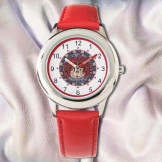 Raggedy Ann Face Personalised  Watch
