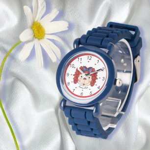 Raggedy Ann Face Personalised  Watch