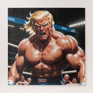 Raging Donny T (MMA/Wrestling MAGA Superstar) Jigsaw Puzzle