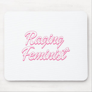Raging Feminist Doll Mouse Pad
