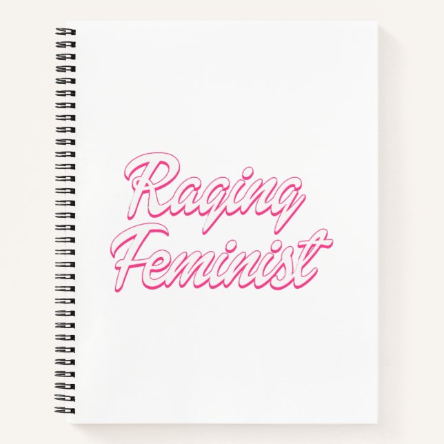 Raging Feminist Doll  Notebook (Front)