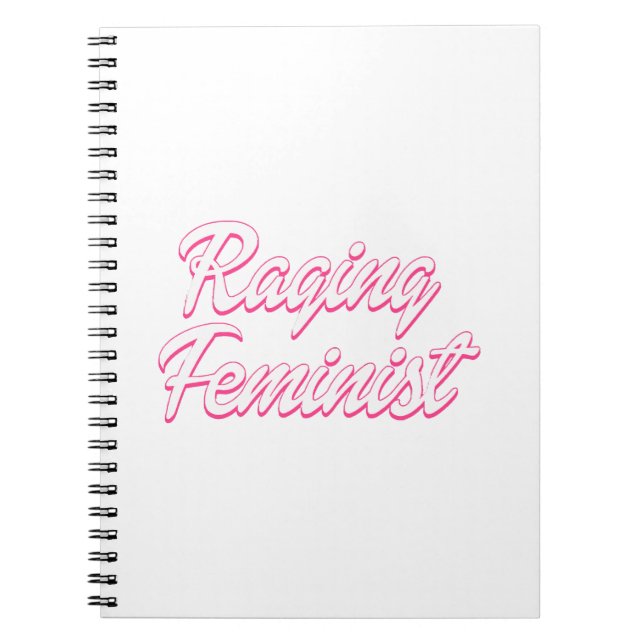 Raging Feminist Doll  Notebook (Front)