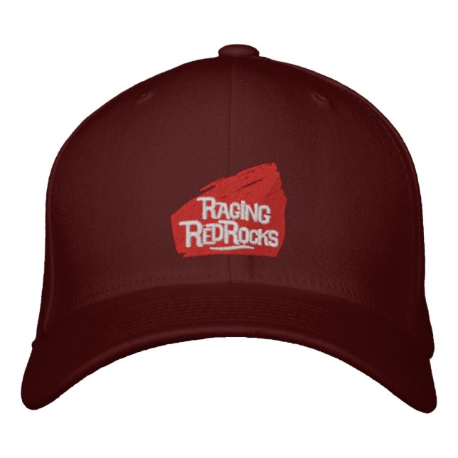 Raging Red Rocks Embroidered Caps (Front)