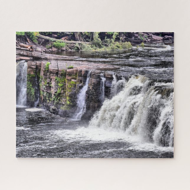 Raging River - Manabezho Falls - 16x20 - 520 pcs Jigsaw Puzzle (Horizontal)