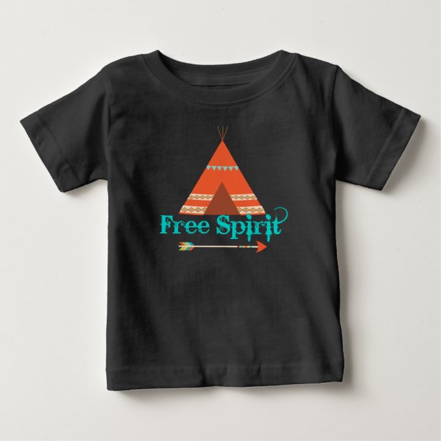 Raglan Tee Pee Free Spirit Tee (Front)