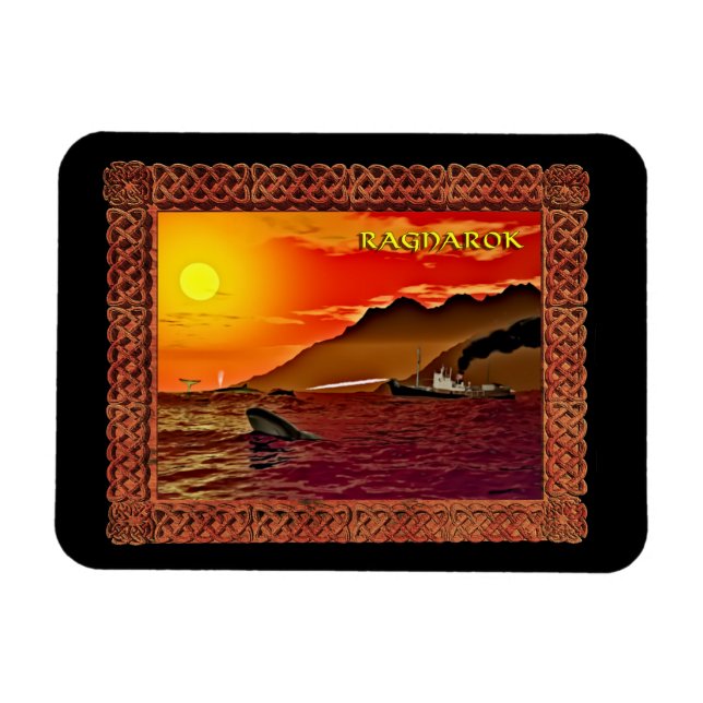 Ragnarok For Whales Magnet (Horizontal)