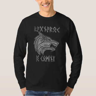 Ragnarök Is Coming North Mythology Fenrir Wolf Vik T-Shirt