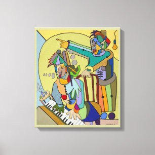 "Ragtime Scene" by Ruchell Alexander Canvas Print