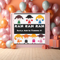 Rah Rah Rah Cheerleading Birthday Invitation