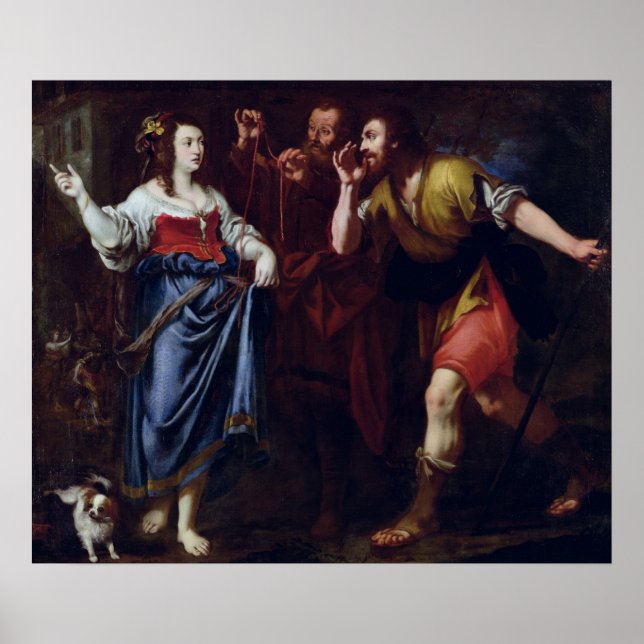 Rahab and the Emissaries of Joshua Poster (Front)