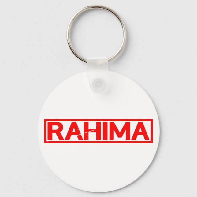 Rahima Stamp Key Ring (Front)