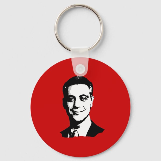 Rahm Emanuel Gear Key Ring (Front)