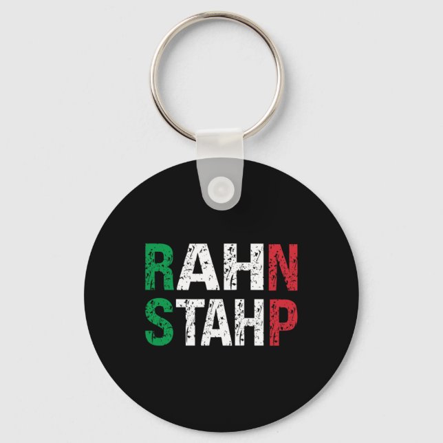 Rahn Staph New Jersey Garden Nj Shore Italian Flag Key Ring (Front)