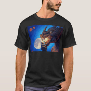 Rahu Contemplates Eating A Moon T-Shirt