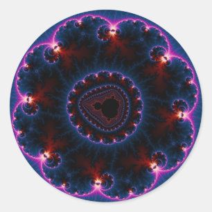 Rai - Fractal Art Classic Round Sticker