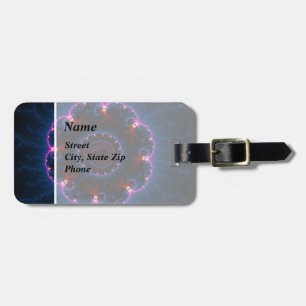 Rai - Fractal Art Luggage Tag