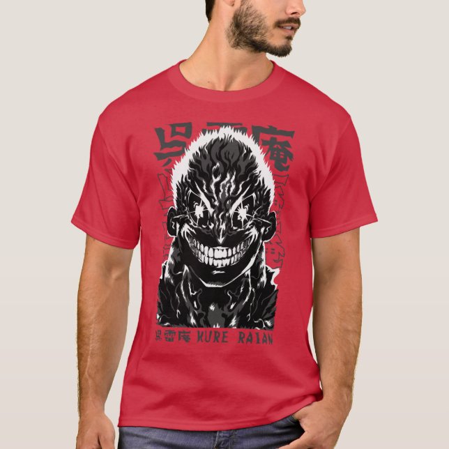 Raian Kure Madness KENGAN ASHURA OMEGA Manga Anime T-Shirt (Front)