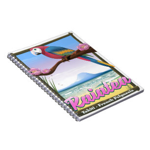 Raiatea Society Islands,Tahiti,French Polynesia. Spiral Notebook