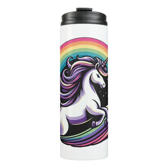 Raibow Unicorn Thermal Tumbler (Front)