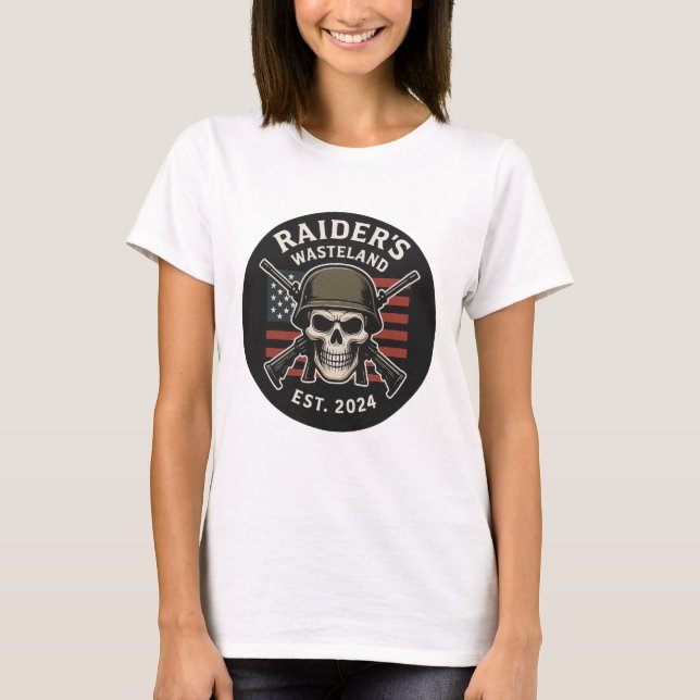 Raider’s Wasteland Official Logo Women’s TShirt (Front)