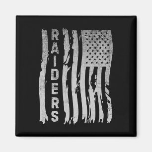 Raiders Attack Aircraft Usa Flag Men Boy Women Gir Magnet