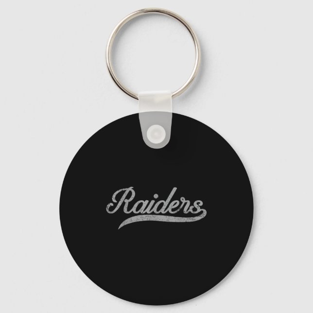 Raiders Name Usa Flag Gift Men Women Boy Girl  Key Ring (Front)