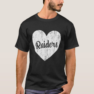 Raiders School Sports Fan Team Spirit Mascot T-Shirt