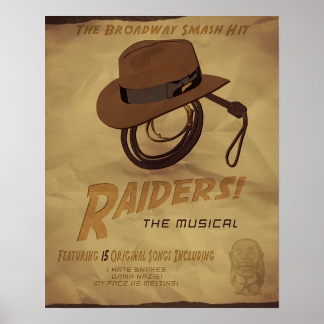 Raiders! The Musical Poster (Front)