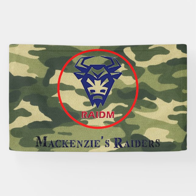 RAIDM Vinyl Banner, 3' x 5' Banner (Horizontal)