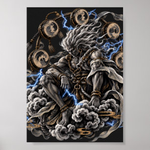 Raijin Bleu Poster