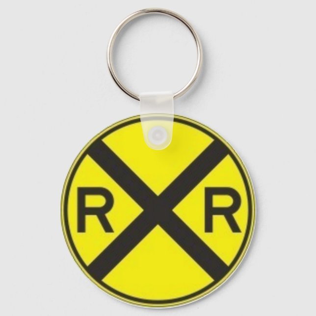 RAIL ROAD CROSSING KEY RING (Front)