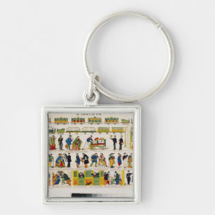 Rail Travel, c.1850 Key Ring