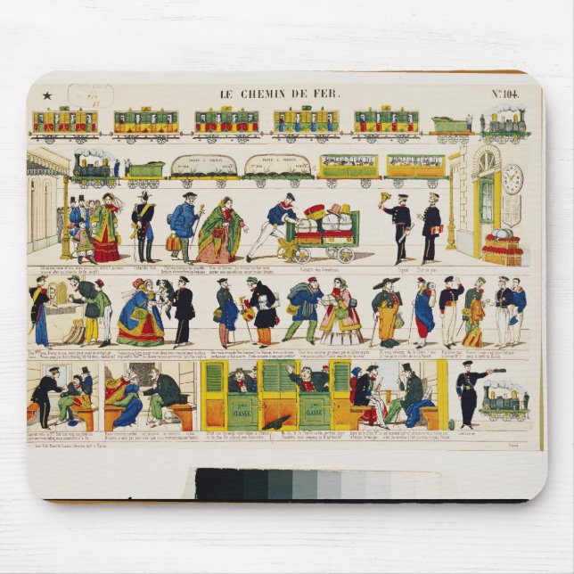 Rail Travel, c.1850 Mouse Pad (Front)