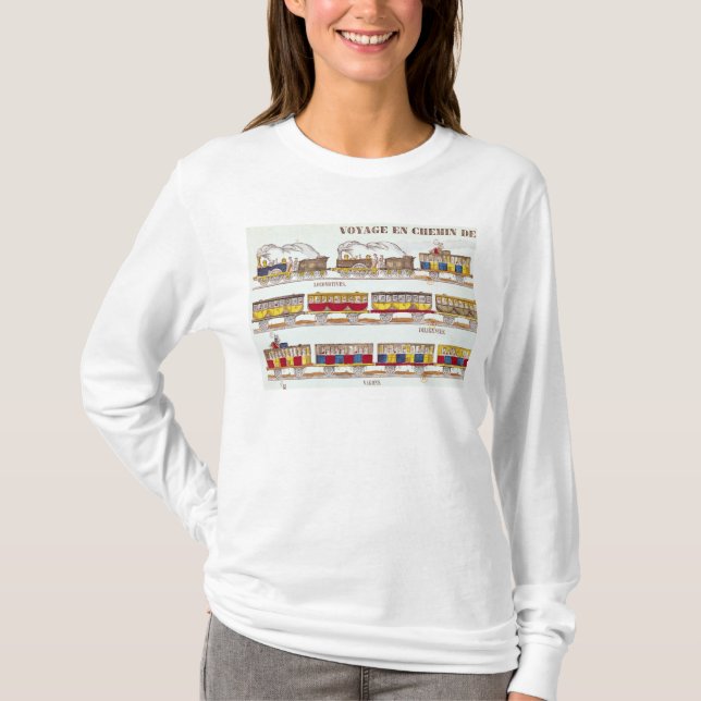 Rail Travel in 1845 T-Shirt (Front)