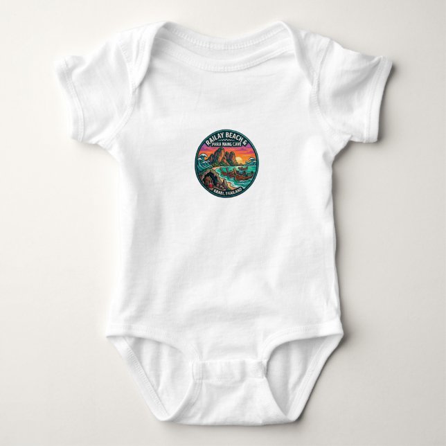 RAILAY BEACH & PHRA NANG CAVE BABY BODYSUIT (Front)