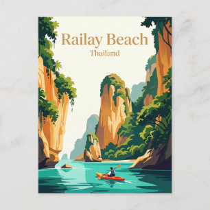 Railay Beach, Thailand Postcard