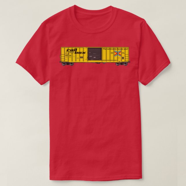Railbox Freight Train T-Shirt (Design Front)