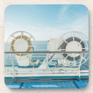 Railing Of A Cruise Ship Coaster