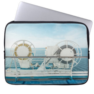 Railing Of A Cruise Ship Laptop Sleeve