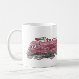 Railjet train mug